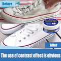 White Shoe Restorer Cream, Quick Polish for Sneakers, Leather Shoes and Canvas Shoes, Easy Shoe Care