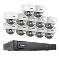 Annke 16CH NVR 12MP HD IP Security Camera Poe 6K Dual Light Audio Fixed Video Surveillance Human Vehicle Detection CCTV System