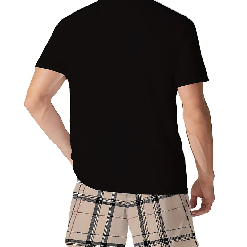 The summer new men's set features street fashion casual | SAMAG