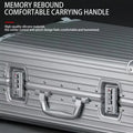 100% Aluminum-magnesium Alloy Travel Suitcase High Quality Rolling Luggage 20/24/26/29'' Trolley Luggage Carry-On Cabin Suitcase
