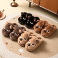 Dog Fluffy Platform Women's Slippers Home Plush Winter Cartoon Designer Woman Shoes Indoor Fuzzy Fur Slides Unisex Soft Non-Slip
