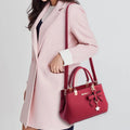 New  Elegant Shoulder Bag for Women Luxury Designer Handbags Female Bags Plum Bowknot Sweet Messenger Crossbody Bag