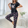 Women's new style pajamas short sleeve shirt trousers | SAMAG