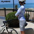 YKYWBIKE 2026 Women Cycling Bib Shorts 6 Hours Padded High Elastic With Pockets Road Bike Summer Pro Female Bicycle Bib Shorts