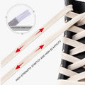 No Tie Shoe Laces Elastic Laces Sneakers 8MM Widened Flat Elastic Shoelaces Adult Quick Shoe Lace Rubber Bands for Shoes