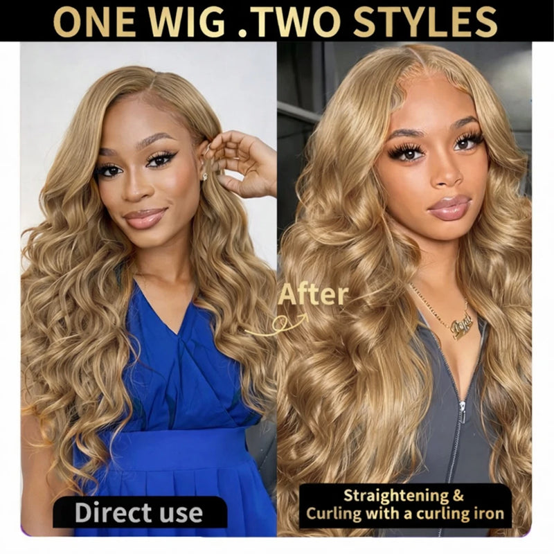 Honey Blonde Crochet Human Hair Body Wave Bundles Remy Hair Extensions Braiding Hair 15A Virgin for Braids Knotless Curls Bulk