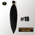 Kanekalon 26inch Hot Water Set Pre Stretched Jumbo Braiding Hair Box Twist Braids Synthetic Hair Extensions For Women Soft Yaki