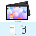 2026 Model (Upgraded Version) | 10.1-inch Android 16 Tablet | Quad-core Processor | 12GB (3GB + 9GB) RAM + 64GB ROM | Wi-Fi 6