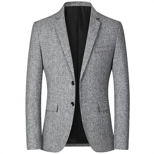 New Autumn Black Men Business Social Suit Jacket, Blue Fashion Blazers, Simple Homme Prom Party Dress Coats.