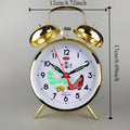 Alarm Clock Mechanical Metal Creative Bedroom Desk Clock Bedside Table Super Sound Watch Retro Nostalgic Table Winding Clock