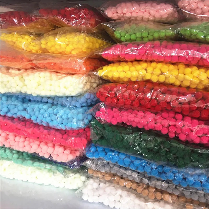 20/100/200/300/500pcs Cat Toys Cute Funny Stretch Plush Ball Cat Toy， Ball Creative Colorful Interactive Cat Puff Balls Chew Toy