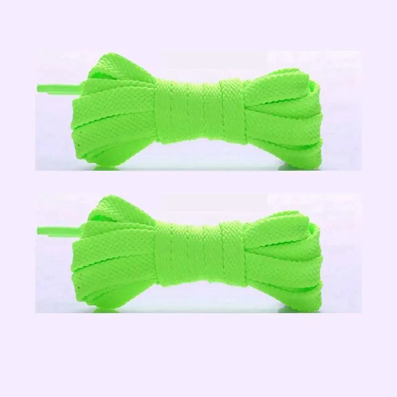 Flat Shoelaces Solid Neutral Color Replacement Shoe Strings Suitable for Sneakers Dad Shoes