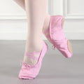 Women Ballet Shoes Girls Dance Slippers Split Sole Gymnastics Yoga Dancing Shoes Canvas Children Adult Ballerina Shoes