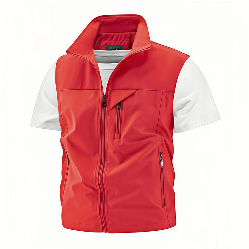 2026 Spring Summer Work and Leisure All-Match Trendy Fishing Vest Multi-Pocket Vest High-End Custom Text Logo Printed