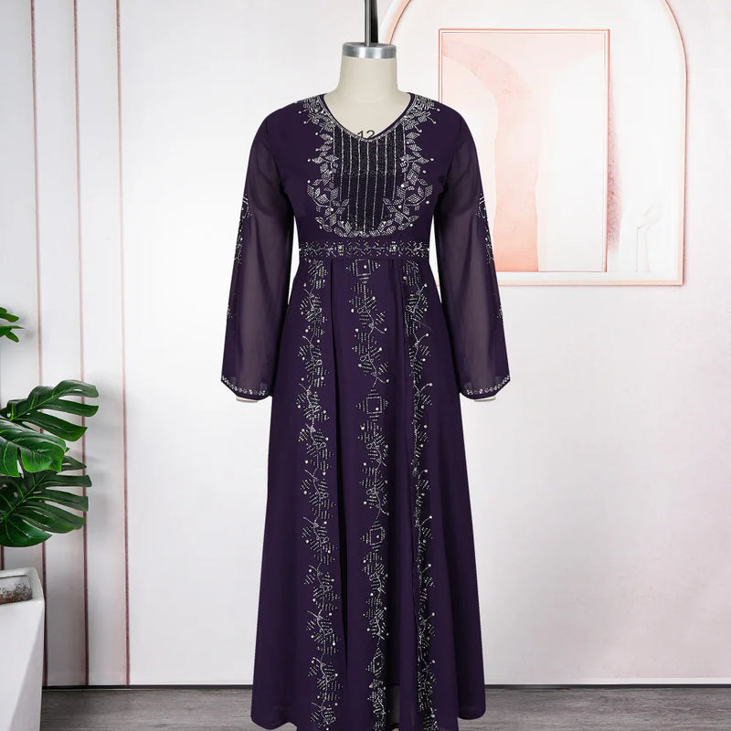 Abayas For Women Dubai Luxury African Muslim Fashion | SAMAG