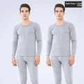 Thickened Fleece Warm Underwear Set for Men And Women Seamless Cotton Wool Shirt Large Size Winter Thermal Autumn Clothes