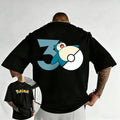 Pokémon 30th Anniversary Snorlax Printed T - shirt Summer - View 2 | SAMAG