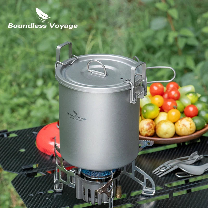 Boundless Voyage Titanium Rice Cooker Pot Ultralight - View 3 | SAMAG