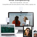 LED Portable Clip-on Selfie Light; Video Conference Lighting, 3 Lighting Modes, Suitable for iPhone Camera Laptop