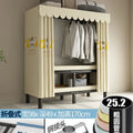 Folding Steel Frame Wardrobe Installation - Free Open Closet Durable and Economic Storage Cabinet for - View 12 | SAMAG
