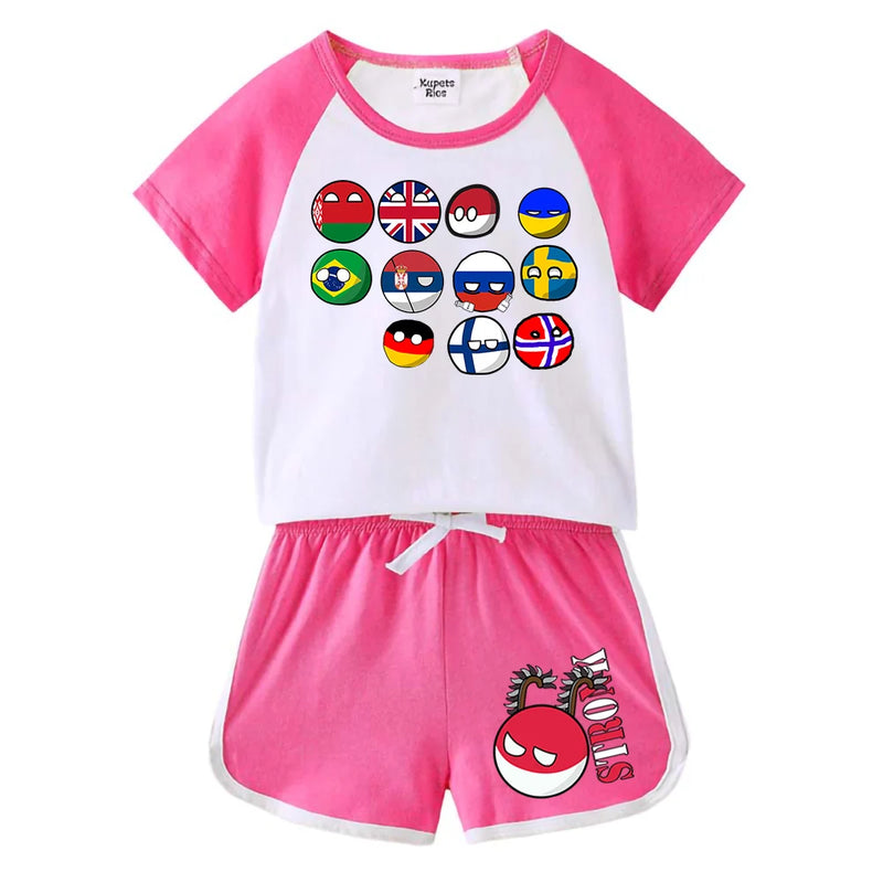 Countryball Polandballs Clothes for Summer Toddler Girls | SAMAG