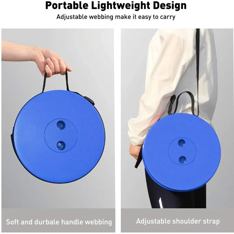 Telescopic Folding Camping Chair, Portable Foldable Camping Stool, Folding Beach Chair, Foldable Stool for Fishing Hiking Garden