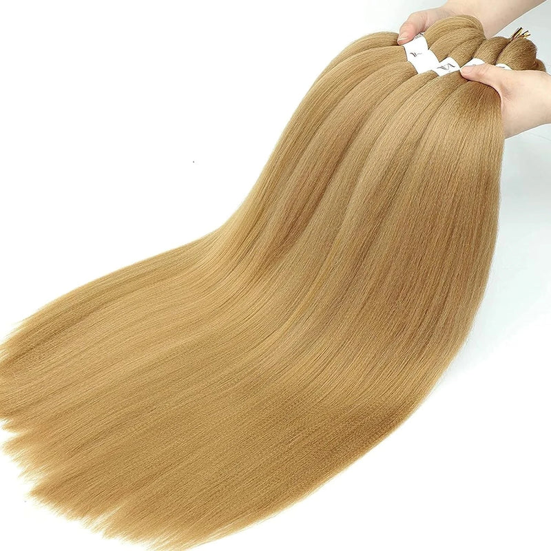 Kanekalon 26inch Hot Water Set Pre Stretched Jumbo Braiding Hair Box Twist Braids Synthetic Hair Extensions For Women Soft Yaki