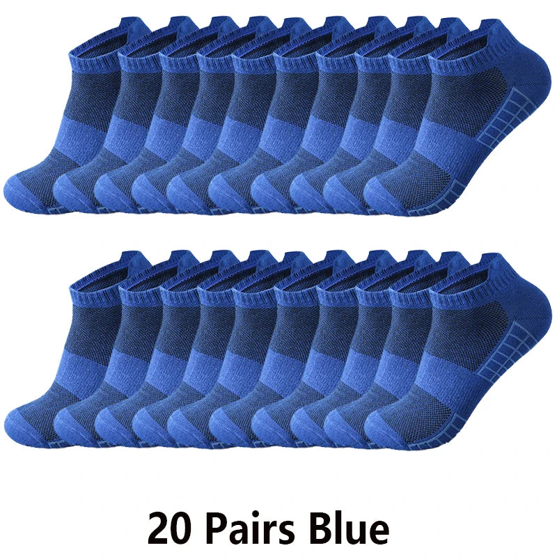 Pairs Ankle Socks Men Women Breathable Mesh Cotton | SAMAG