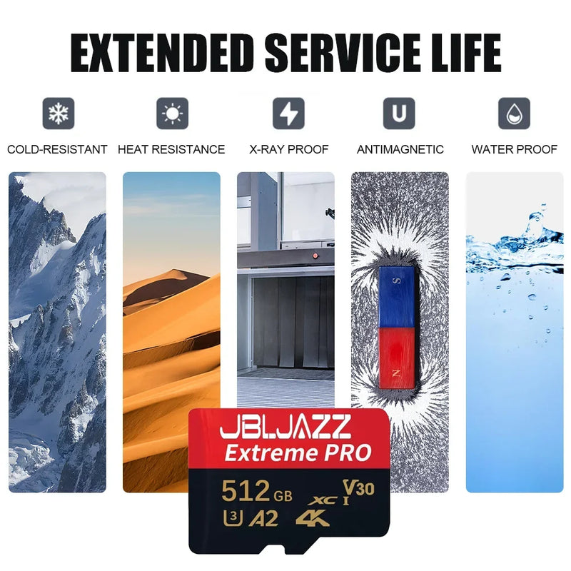 Original 128GB Memory Card High Speed Micro TF SD Card 512GB 256GB SD V60 U3 TF Card For Nintendo Switch Ps4 Ps5 Game Camera
