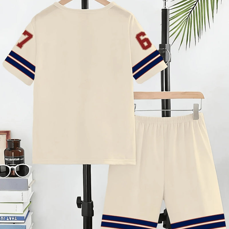 Kids Clothes Boys Soccer Outfit - Black & Yellow Football - View 2 | SAMAG