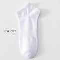 6 Pairs Plus Size EUR45-50 Men Socks Cotton Ankle Black | SAMAG