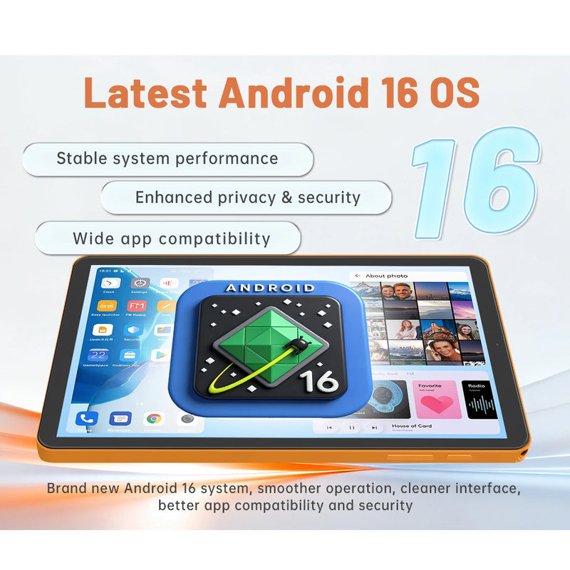 Paitanry Android 16 8.68 Inch Tablet 16GB RAM 64GB ROM - View 4 | SAMAG