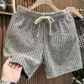 Houndstooth Casual Plaid Shorts Men Sport Loose Wide leg | SAMAG