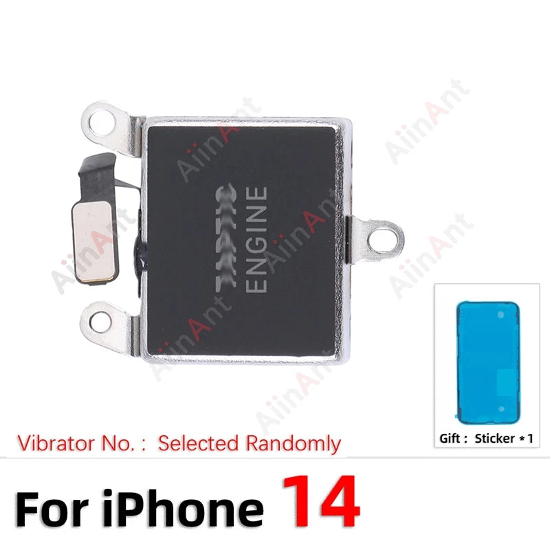 OEM Sticker + Flex For iPhone 12 13 14 15 Pro Max Plus mini For TAPTIC ENGINE Vibrator Motor Flex Cable