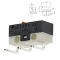 20/100/1000Pcs 3Pin Micro Limit Switch SPDT Momentary Push Button Switch 1A/125V Mouse Switch with Handle Roller