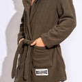 Men's Bathrobe Short Style Thick Comfortable Soft Plush Fleece Solid Color Pajama Casual Home Warm Bath Robes