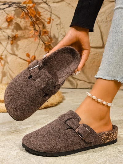 Women's Autumn and Winter Simple Solid Color Fleece Upper | SAMAG