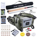 Goture 3.6m Tenkara Rod Set with Spare Tip Section&Storage Bag Complete Beginner Tenkara Fishing Kit for Travel Hiking Camping