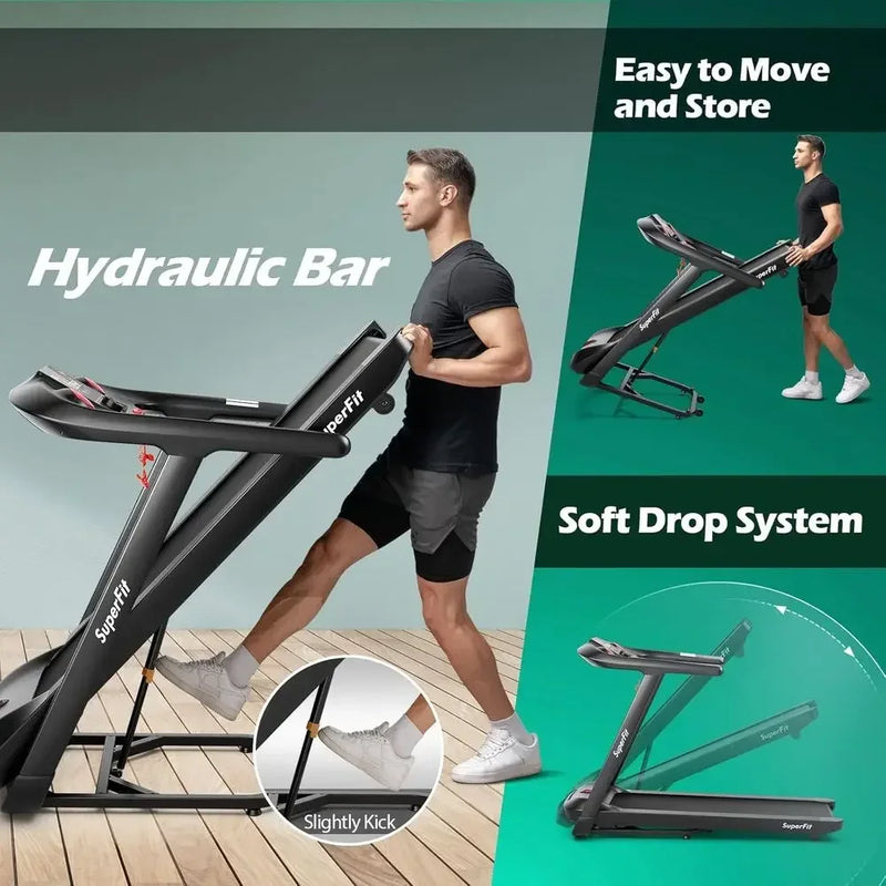 15% Auto Incline Voice Control Treadmill with Bluetooth - View 5 | SAMAG