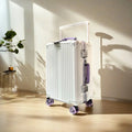 BunnyFly Wide Handlebar Travel Trolley Suitcase with Colorful Silent Wheels TSA Lock Rolling Luggage Large Capacity PC Material