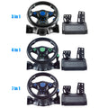 Racing Wheel & Pedals Dual Clutch Launch Control Computer USB Car Steering-Wheel for Switch/xbox One/360/PS4/PS2/PS3/PC
