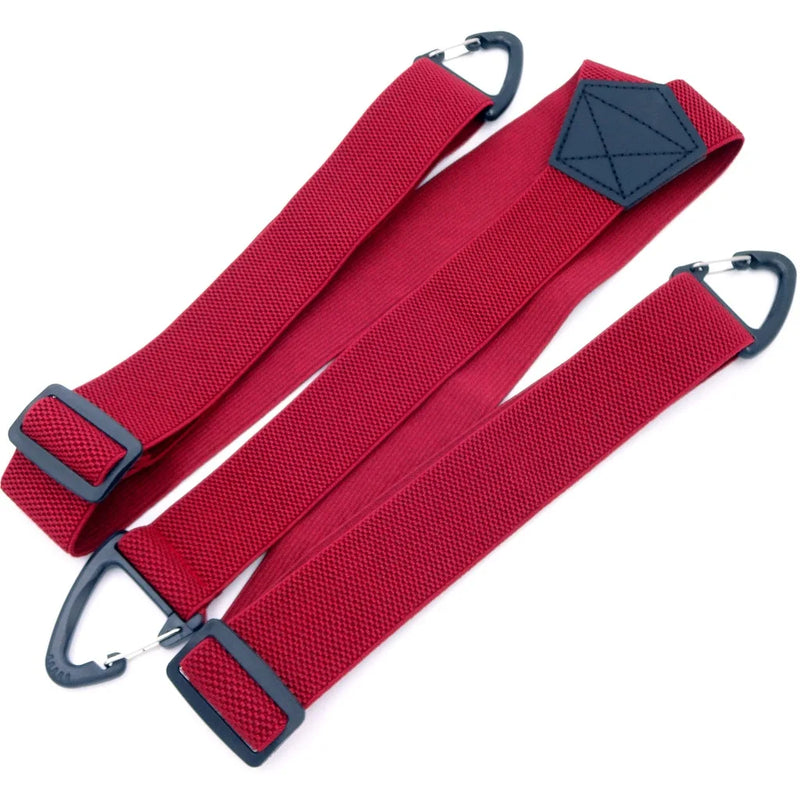 Non Slip Garter Belt Elastic Suspenders with 3 Clips 4cm Wide Adjustable Plastic Triangle Buckle Unisex Sport