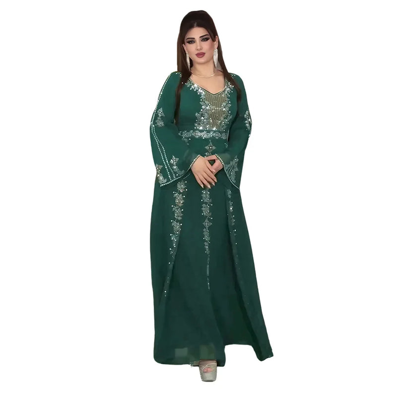 Abayas For Women Dubai Luxury African Muslim Fashion | SAMAG