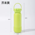 18oz24oz32oz Thermos Bottle With Straw Stainless Steel Car Thermal Cup Sports Water Bottles Keeps Cold and Heat Thermal Mug