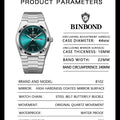 Ultra Thin Fashion Quartz Watch Men Women Minimalist Style Waterproof Luminous Wristwatch Comfortable Strap Daily Office Gift
