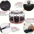 Cat maternity room octagonal pet fence Oxford cloth waterproof andscratch-resistant foldable pet tent cat nest kennel