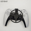 Mini 3D Printed Steering Wheel for PS5 Controller, Racing Game Auxiliary Simulator Wheel Gamepad Accessory
