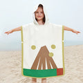 1Pc Children's Bath Towel, Soft and Skin-Friendly Children's Bathrobe, Colorful Cartoon Children's Hooded Bath Towel, Lightweight and Absorbent - Portable - Foldable Cartoon Multifunctional Children's Beach Towel, Essential f