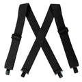 Heavy Duty Suspenders Big and Tall with 4 Clips Belt Loop X Back 5cm Wide Work Braces Adjustable Elastic for Men Women Fashion