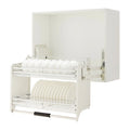 Kitchen Hanging Cabinet Lifting Pull Basket 304 Stainless Steel Dish&Bowl Racks Damping Buffer 4 - speed - View 3 | SAMAG